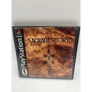 Vagrant Story (Sony PlayStation 1, PS1, 2000) Tested. *Disc & Manual Only*